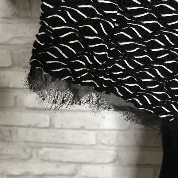 Anthropology Postmark black and white top, medium - Picture 4 of 7